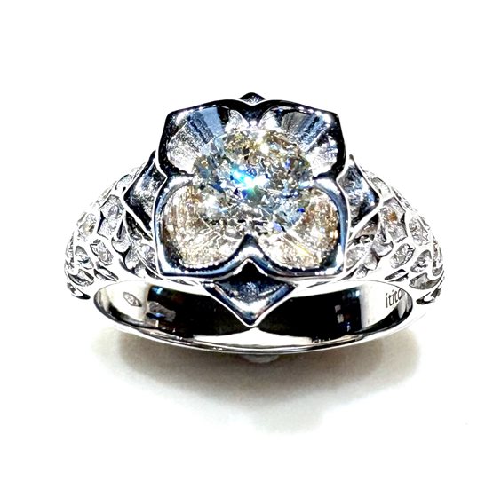 Ringe Ititoli Dame Diamond XL in Weißgold Diamante 0.80 Ct AS1010#BLBM - AS1010#BLBM